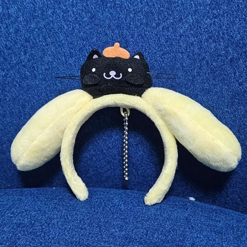 [BUNJANG] Sanrio Pompompurin Doll Headband Gacha / 산리오 폼폼푸린 인형 머리띠 가챠
