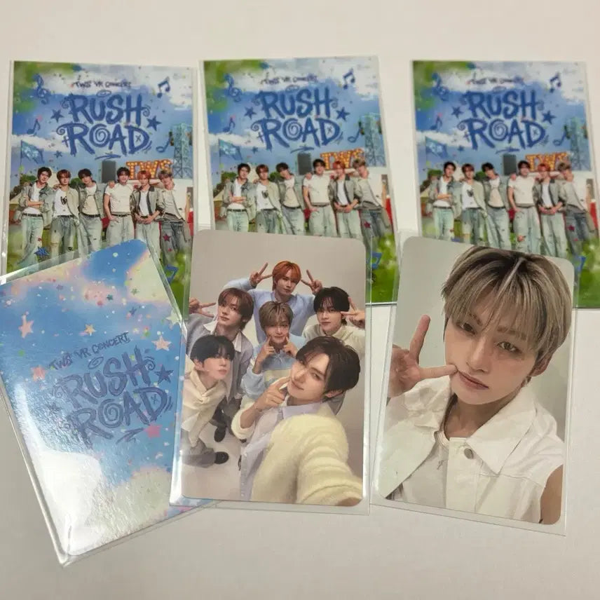[BUNJANG] TWS Rush Road Group Photocard Set + Jihoon Photocard Set / 투어스 vr 러쉬로드 단체2 + 지훈 세트