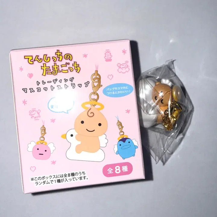 [BUNJANG] Tamagotchi Tenshitchi Trading Mascot Futakotenshi Strap Keychain (Sealed) / [미개봉]다마고치 텐시치 트레이딩 마스코트 후타코텐시 스트랩 키링
