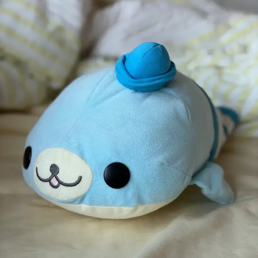 [BUNJANG] San-X Sailor Mamegoma Classic Medium Plush / 고전 중형 산엑스 세일러 마메고마 인형