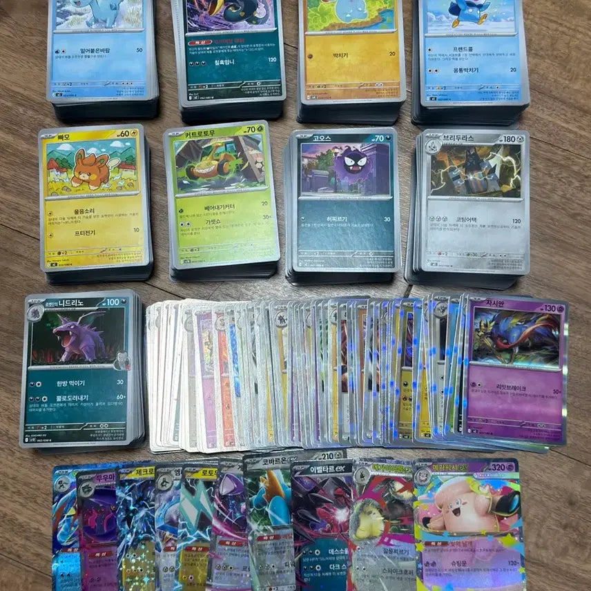[BUNJANG] Pokemon Cards Common Cards 1000pcs Bundle Set (R, RR Included) / 포켓몬카드 일반카드1000장 + R RR 일괄 상태최상!