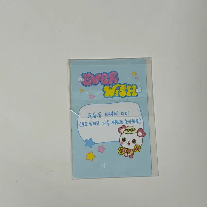 [SOLD OUT] 사쿠야 에버랜드 포토카드 미개봉 판매 nctwish 엔시티위시