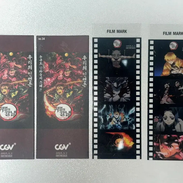 [BUNJANG] Demon Slayer Character Film Strips (Inosuke, Zenitsu, Tanjiro, Shinobu) / 귀멸의 칼날 특전
