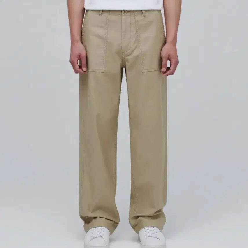 [BUNJANG] Musinsa Standard Replica Fatigue Pants Beige / [무신사 스탠다드] 레플리카 퍼티그 팬츠 베이지 31