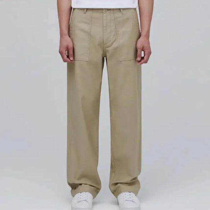 [BUNJANG] Musinsa Standard Replica Fatigue Pants Beige / [무신사 스탠다드] 레플리카 퍼티그 팬츠 베이지 31