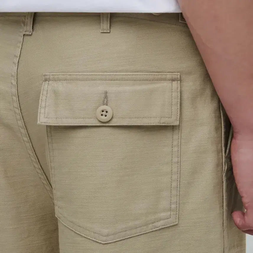 [BUNJANG] Musinsa Standard Replica Fatigue Pants Beige / [무신사 스탠다드] 레플리카 퍼티그 팬츠 베이지 31