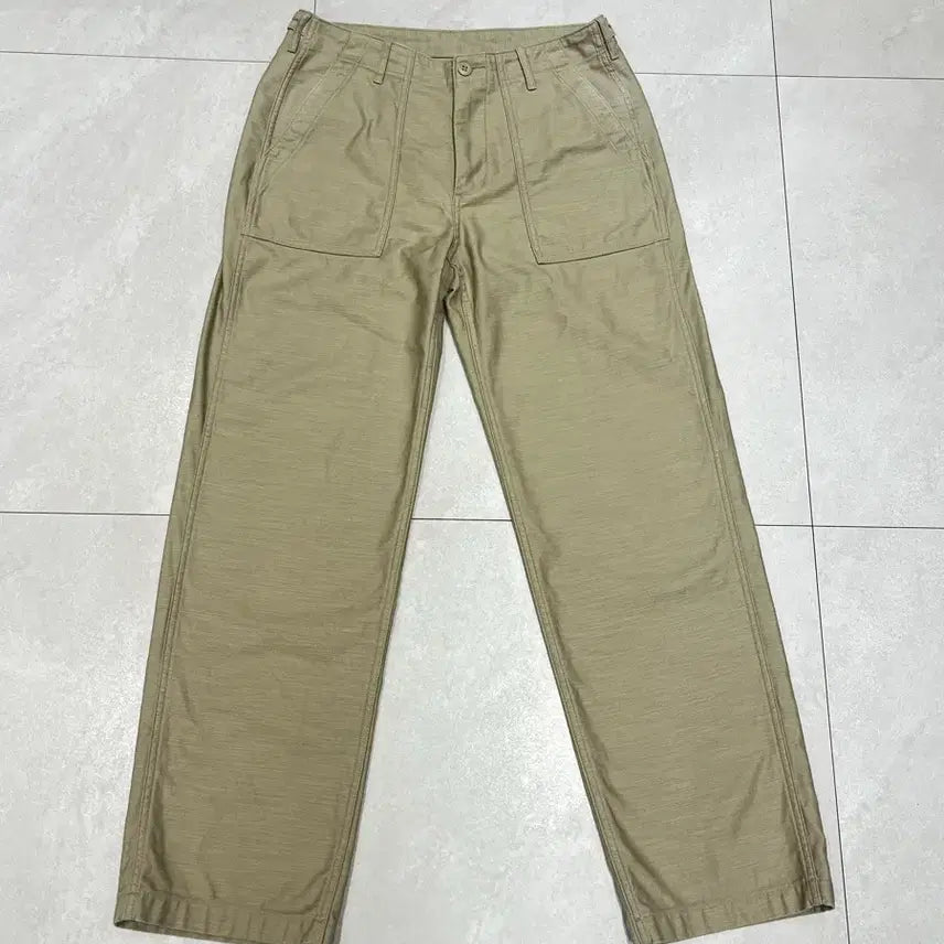 [BUNJANG] Musinsa Standard Replica Fatigue Pants Beige / [무신사 스탠다드] 레플리카 퍼티그 팬츠 베이지 31