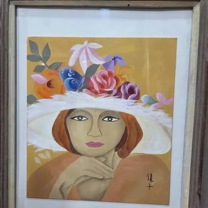 [BUNJANG] Cheon Kyung-ja Masterpiece Original Painting / 1세대 천경자 화백 원화 오래된 작품