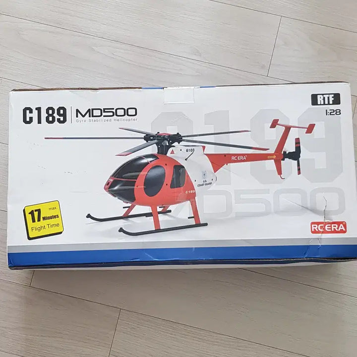 [BUNJANG] RC ERA C189 MD500 1:28 Scale 4-Channel RC Helicopter / C189 2.4G RC 헬리콥터 6축 자이로스코프 4채널