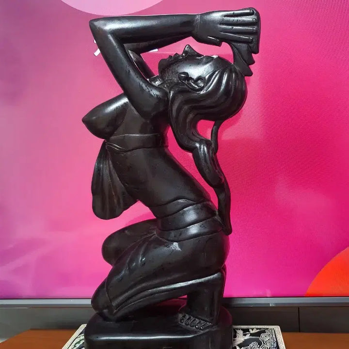 [BUNJANG] Ebony Woman Sculpture / 아프리카. 귀한 고가의 흑단 여인상