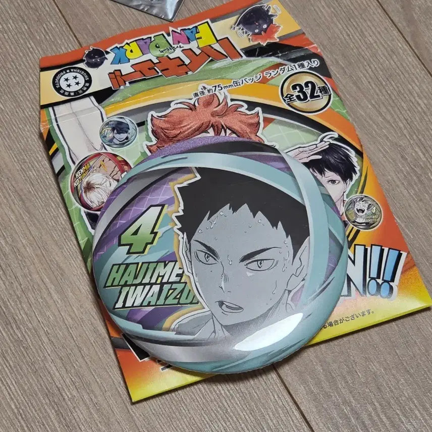 [BUNJANG] Haikyuu!! Iwaizumi Fanpark Can Badge / 하이큐 이와이즈미 팬파크 캔뱃지