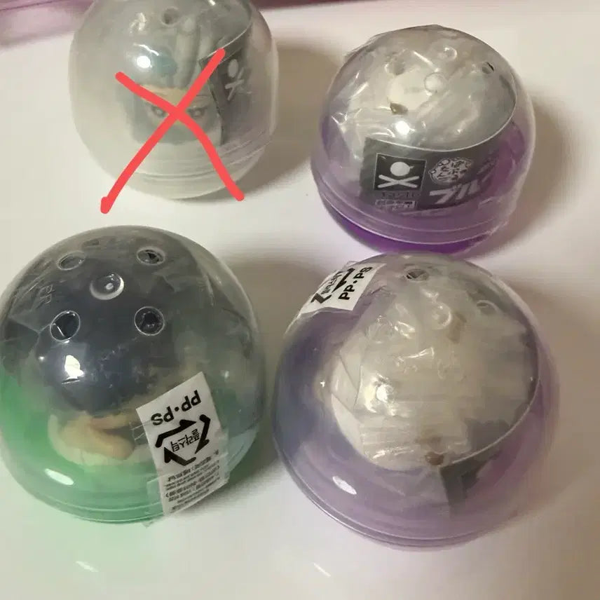 [BUNJANG] Blue Lock Bubble Ball Gacha Leo &amp; Isagi Figure Set / 블루록 버블탄 욕조 가챠 레오 이사기