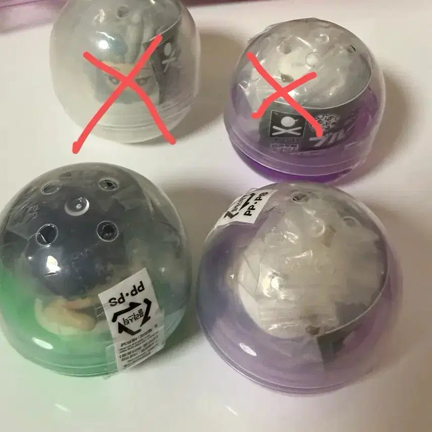 [BUNJANG] Blue Lock Bubble Ball Gacha Leo &amp; Isagi Figure Set / 블루록 버블탄 욕조 가챠 레오 이사기