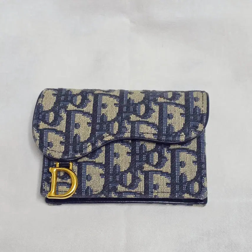 [BUNJANG] Dior Saddle Oblique Card Holder Blue / [번개케어완료 풀박스] 디올 새들 오블리크 카드 홀더 블루