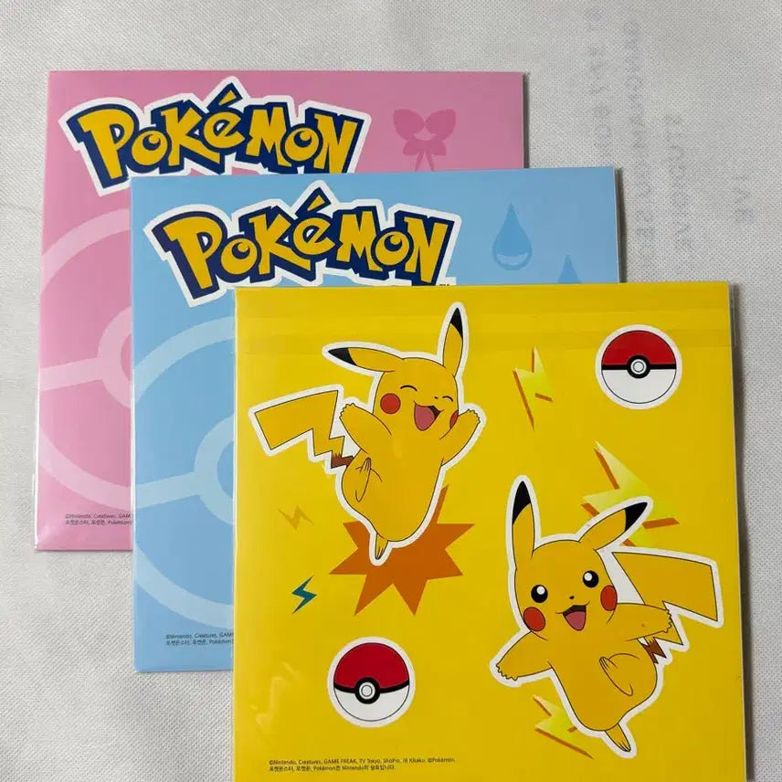 [BUNJANG] Pokemon Large Removable Stickers - Pikachu, Squirtle, Togepi Set / 포켓몬 대형 리무버블 스티커 - 피카츄, 꼬부기, 토게피