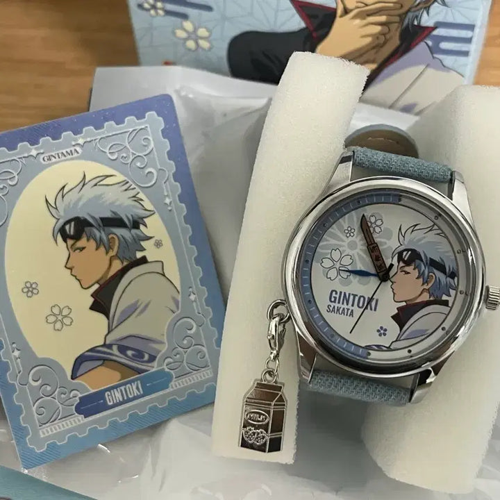 [BUNJANG] Gintama Gintoki Strawberry Milk Watch / 은혼 시계 긴토키 딸기우유