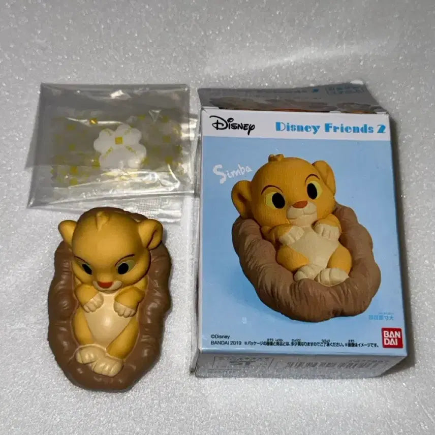 [BUNJANG] Bandai Disney Friends 2 Sofubi Lion King Simba Figure / 반다이 디즈니 프랜즈2 소프비 라이온킹 심바 피규어