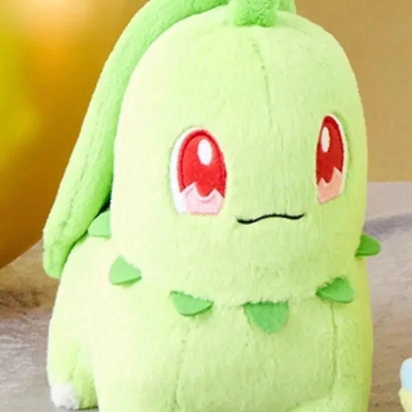 [BUNJANG] Pokemon 30th Anniversary Kuji Chikorita Plush / 포켓몬 30주년 쿠지 치코리타