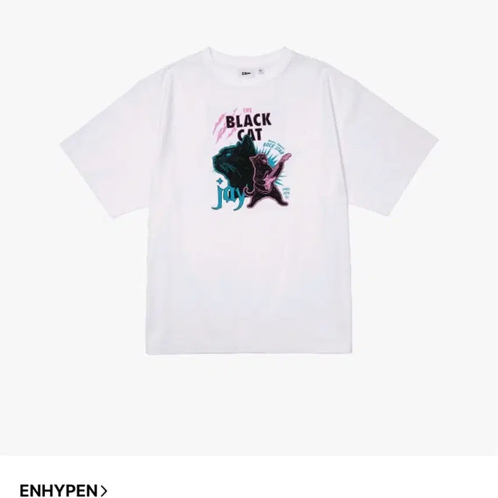 [BUNJANG] ENHYPEN Jay Artist-Made T-Shirt White M / 엔하이픈 아티스트 메이드 제이 티셔츠