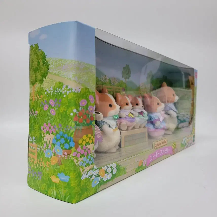 [BUNJANG] Sylvanian Families New Welsh Corgi Family Bundle Set (Sealed) / 미개봉)실바니안 신상 웰시코기 가족 일괄