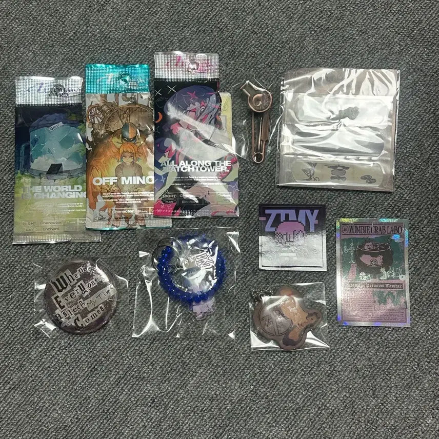 [BUNJANG] Zutto Mayonnaise Keychain Card Goods Bundle Set / 즛토마요 키링 카드 굿즈 일괄