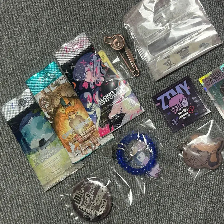 [BUNJANG] Zutto Mayonnaise Keychain Card Goods Bundle Set / 즛토마요 키링 카드 굿즈 일괄