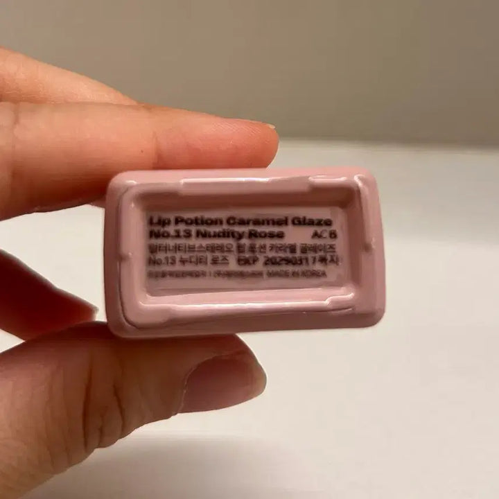 [BUNJANG] Alternative Stereo Caramel Glaze 12 Nudity Rose Lip Tint / 얼터너티브스테레오 카라멜 글레이즈 12.누디티로즈(테스트)