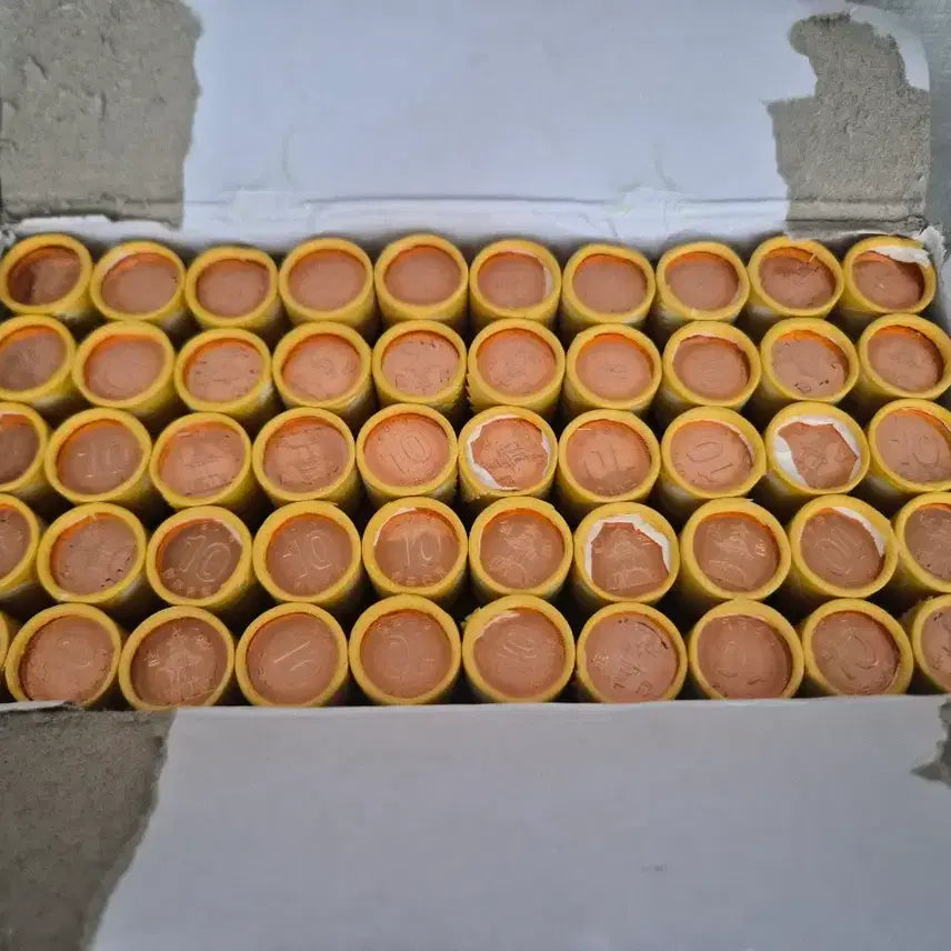 [BUNJANG] 2014 10 Won Coin Rolls (Uncirculated) / 2014년 10원화 1롤 47롤남음 (1롤가격)