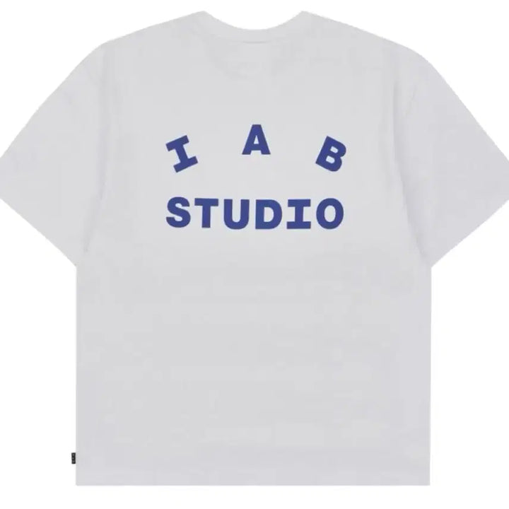 [BUNJANG] IAB STUDIO 22FW Logo Embroidered T-Shirt / 아이앱 스튜디오 티셔츠 화이트 네이비 - 22FW [L,2XL]