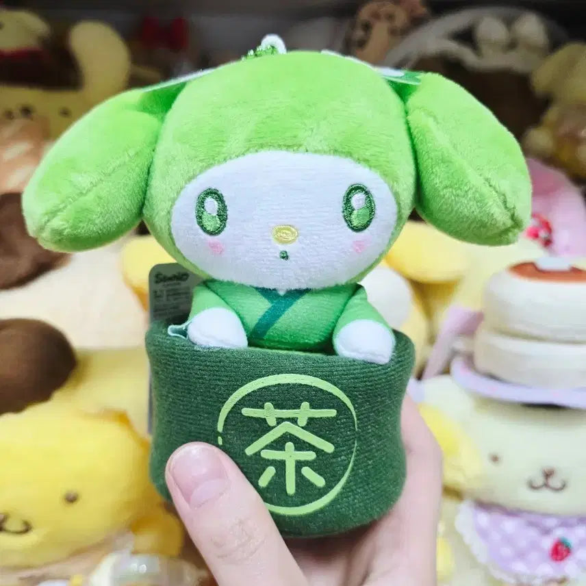 [BUNJANG] Sanrio Matcha Series My Melody Mascot Plush / 일본 정품 택O 산리오 말차 녹차 시리즈 마스코트 인형