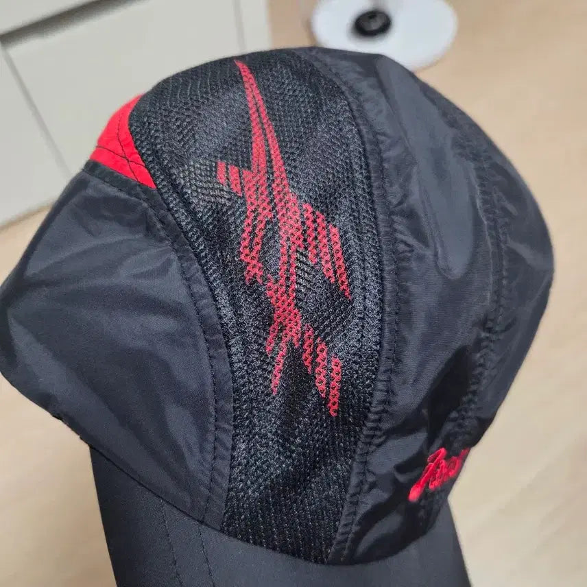 [BUNJANG] Asics Running Ball Cap Black / 아식스 런닝 볼캡 블랙 06년제조 올드스쿨