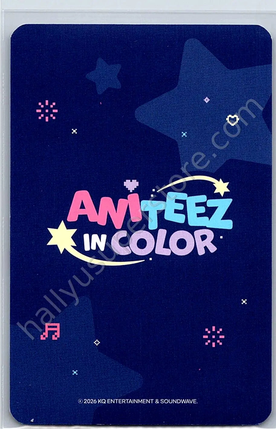 ATEEZ - Wooyoung - ANITEEZ IN COLOR trading card version 5
