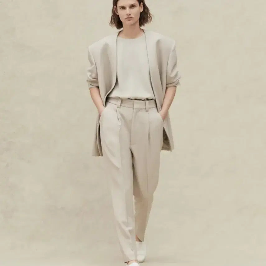 [BUNJANG] Fear of God 7th Eternal Wool Suit Pants Dusty Beige / 피어오브갓 7th 이터널 울 수트 팬츠 더스티 베이지
