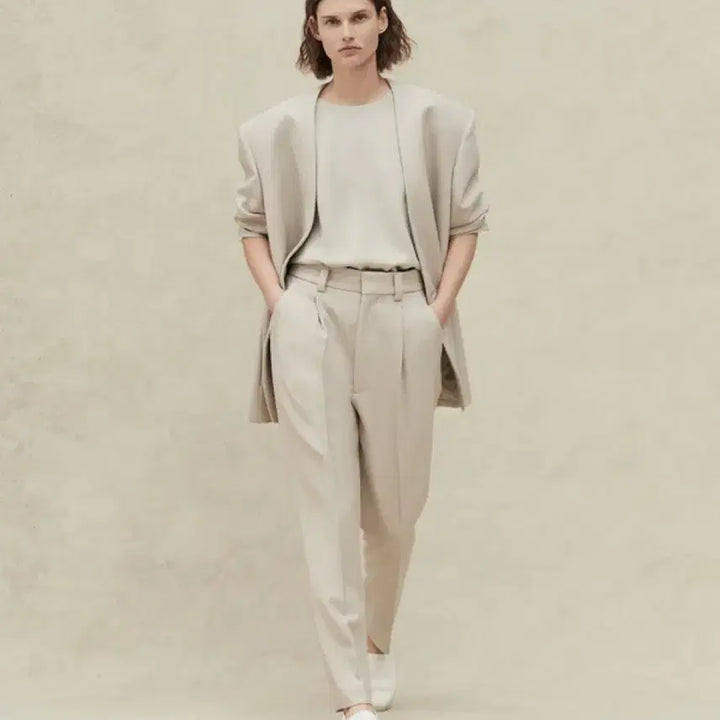 [BUNJANG] Fear of God 7th Eternal Wool Suit Pants Dusty Beige / 피어오브갓 7th 이터널 울 수트 팬츠 더스티 베이지