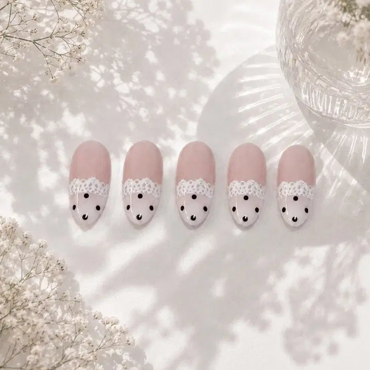 [SOLD OUT] 레이스 수제 네일팁