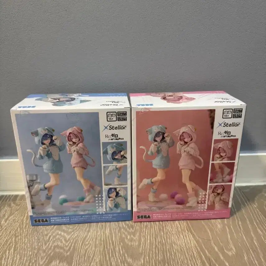 [BUNJANG] Re:Zero Rem Ram Figure Set / 리제로 렘 람 피규어 세트