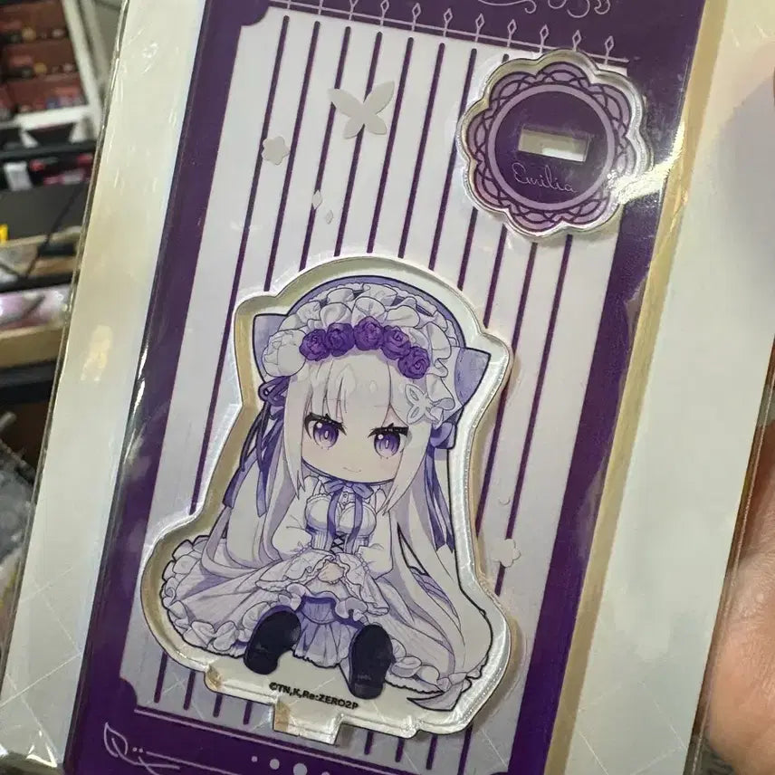 [BUNJANG] Re:Zero Emilia Bisque Doll Ver. Acrylic Stand / 리제로 에밀리아 아크릴 스탠드 비스크돌 버전