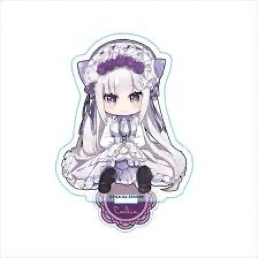 [BUNJANG] Re:Zero Emilia Bisque Doll Ver. Acrylic Stand / 리제로 에밀리아 아크릴 스탠드 비스크돌 버전