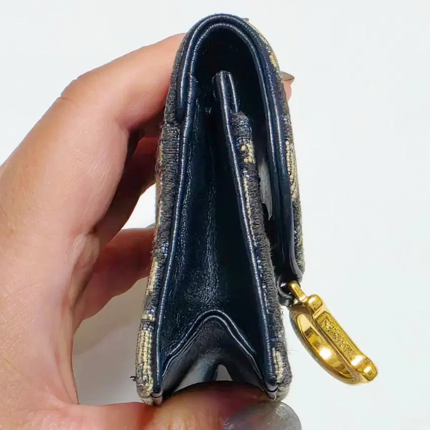 [BUNJANG] Dior Saddle Oblique Card Holder Blue / [S급/번개케어완료] 디올 새들 오블리크 카드홀더 블루
