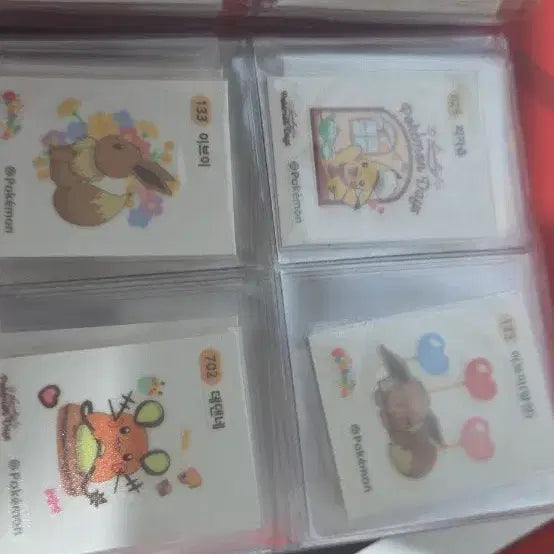 [BUNJANG] Pokemon Tteobuseal Lovely 30-Type Full Set with Mini Seal Book / 최저가무배가능  포켓몬 띠부씰 러블리 30종 할로윈27종세트