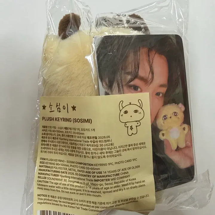 [BUNJANG] Park Ji Hoon Park Jihoon Sosimiy Doll / 박지훈 인형 소심이 판매