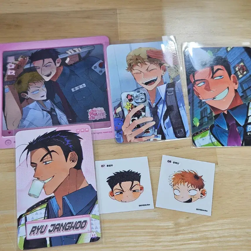[BUNJANG] Mible Company Bundle Set Ryu Jangwoo Juhanan Photocard / 일괄) 미블 팝업 입장 특전 포카 순정테러리즘 류장우 주하난 미블컴퍼니