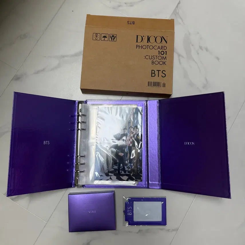 [BUNJANG] BTS DICON Photocard 101 Custom Book Photobinder / DICON 포토카드 101 커스텀 북 BTS 포토바인더