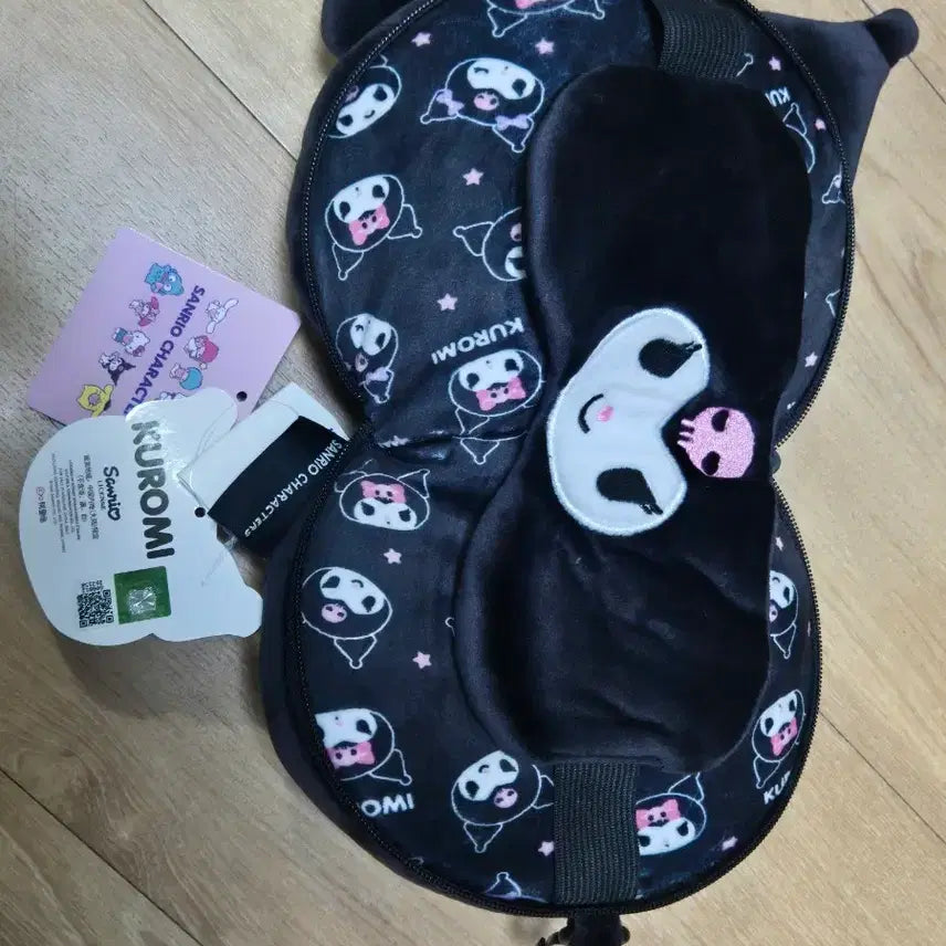 [BUNJANG] Sanrio Kuromi Eye Mask Pouch / (공간정리 오늘만특가)산리오 쿠로미 안대 파우치 정품