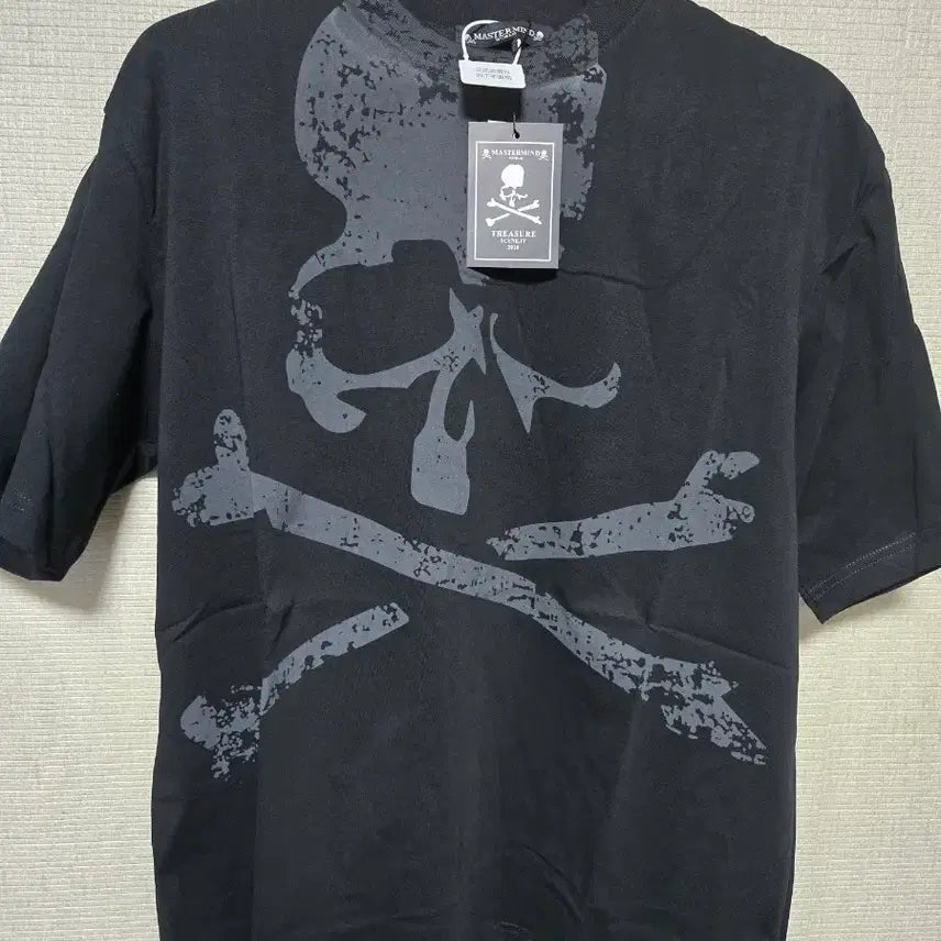[BUNJANG] Mastermind Japan Bape Collaboration Graphic Print T-Shirt Black L / 마스터마인드 베이프 콜라보 재팬  프린팅 반팔티 블랙 L (105)