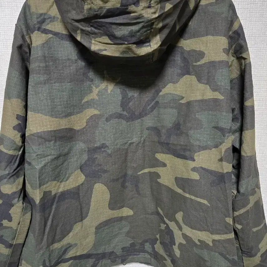 [BUNJANG] Camouflage Hooded Military Jacket Jumper Size 105 / 카모플라쥬 야생 후드 밀리터리자켓 점퍼 (105사이즈)