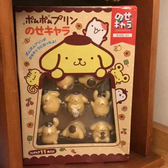 [BUNJANG] Sanrio Pompompurin "Muffin" Mini Figure Set (Sealed) / 미개봉 일본고전풍 폼폼푸린 피규어 세트 똥사이즈 머핀 키티