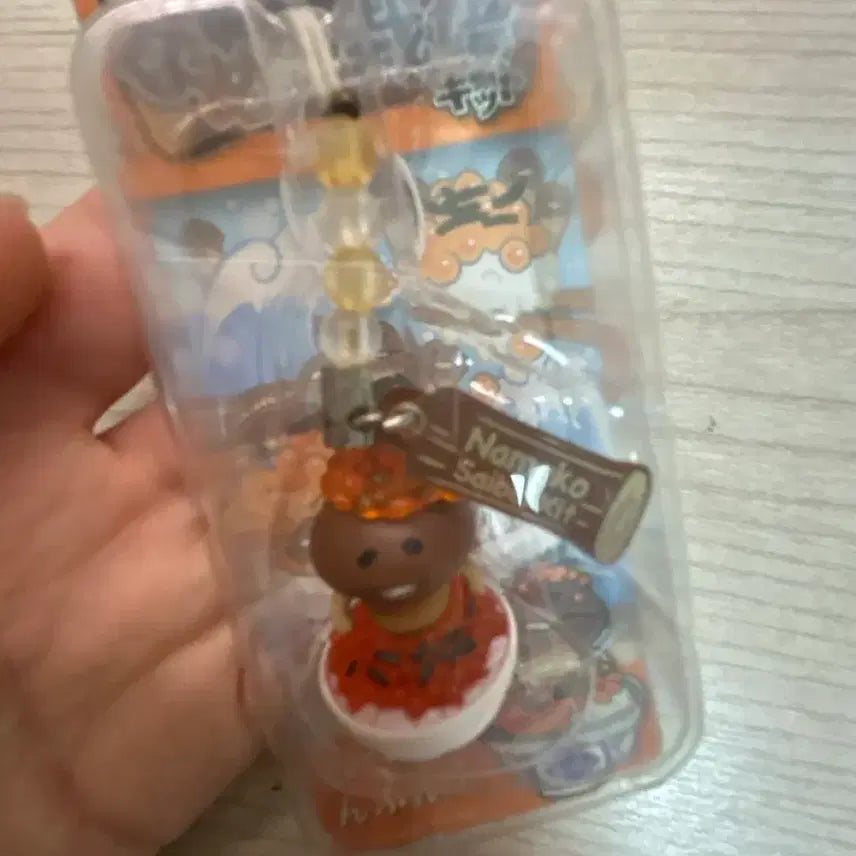 [BUNJANG] Rare Namco Flying Fish Roe Rice Strap / 희귀) 나메코 날치알밥 고전 스트랩 양도