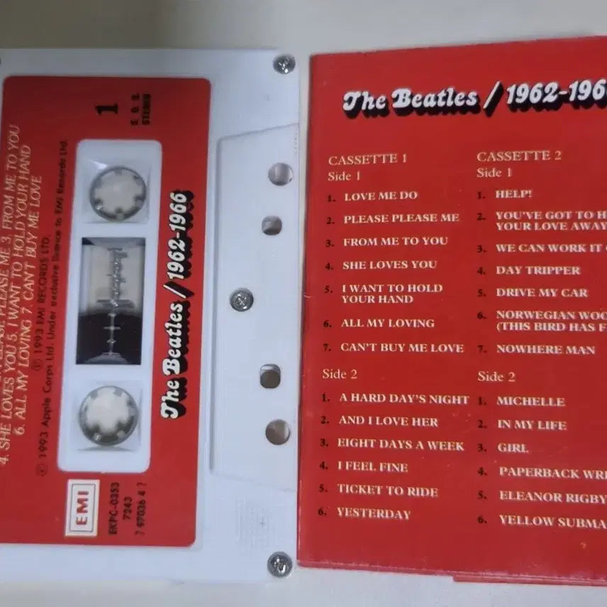 [BUNJANG] The Beatles 1962-1966 / 1967-1970 Cassette Tape Set / 비틀즈 / 1962-1966 / 1967-1970 (카세트테이프)