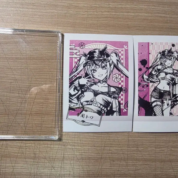 [BUNJANG] Tokoyami Towa Cheki-style Photocard 2-Set / 토코야미 토와 체키풍 포토카드 2종 세트 ( 홀로라이브 )
